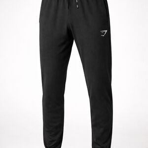 Gymshark Black Joggers Logo Casual Workout Lounge